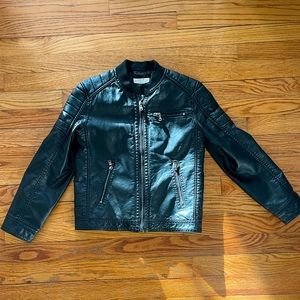 H&M Boy’s Faux Leather Moto Jacket